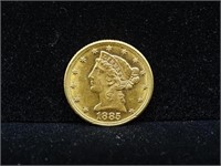 1902 U.S. $2 1/2 LIBERTY HEAD GOLD COIN