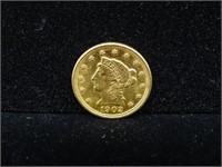 1885 U.S. $5 LIBERTY HEAD GOLD COIN