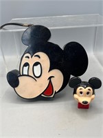Vintage Disney Mickey Mouse radio and nightlight