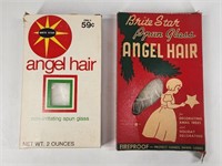 2) BOXES ANGEL HAIR SPUN GLASS W/ BOX