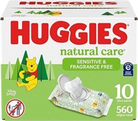 560-Pc Huggies Natural Care Sensitive and