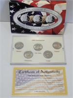 1999 State Quarters Platinum Edition Set in Box