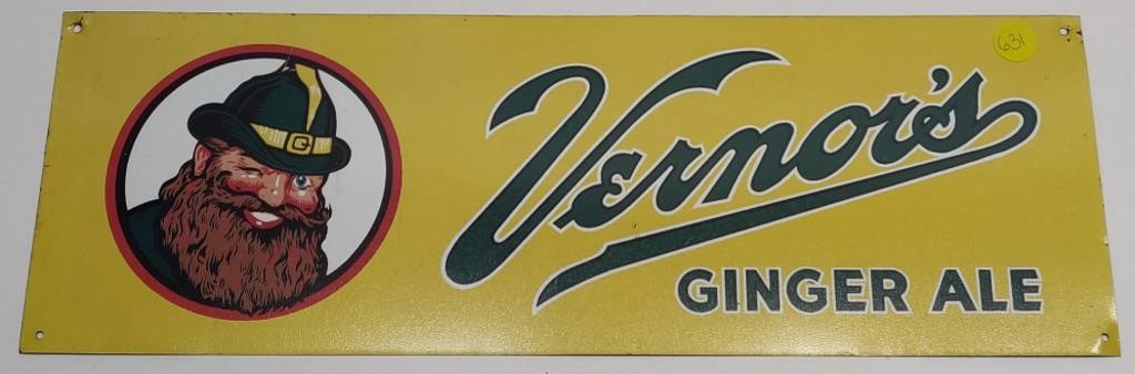 Vernor's Ginger Ale Tin Sign