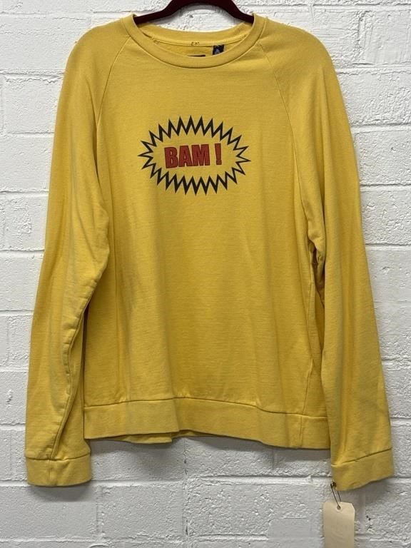 Custom Gap Yellow Crewneck Sweater (XL)