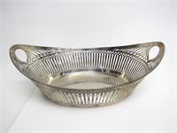 DUTCH HALLMARKED STERLING SILVER BREAD BASKET