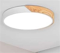 $77 16” white dimmable flush mount led light