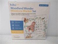 Baby Monthly Milestone Blanket Woodland - Baby