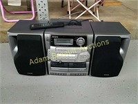 AIWA CD radio cassette player with remote