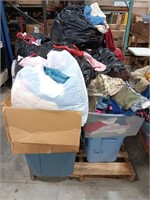 Pallet of clothes