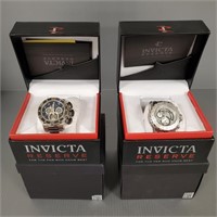 2 Invicta reserve men's collectors watches #18548,
