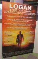 Logan Dark night movie poster. Measures 71.25" H