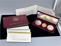 US Olympic Dollar 3-Coin Set: 1983 Olympic Silver