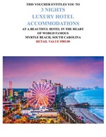 Myrtle Beach, SC 4 Days/3 Nights Vacation Package