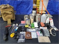 Small tactical prepper bag survival gear