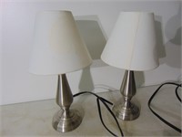 Two Small Bedside Lamps