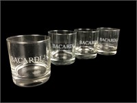 Bacardi Whiskey Glasses