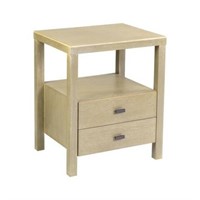 Wheat Leflore 2  Drawer End Table