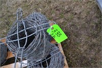 3 Rolls of New Barb Wire  (3 times the money)