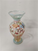 Vintage Tracy Porter Handpainted Glass Vase U16A