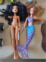 Mermaid & Collectible Barbie Doll