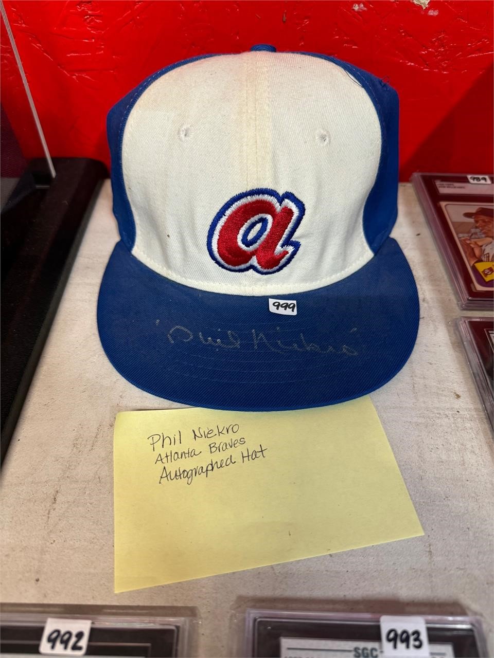 Phil Niebro - Atlanta Autographed Hat