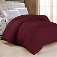 King All Season Comforter Dark Red $65