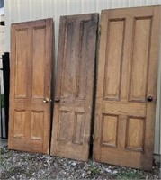 3 four panel doors