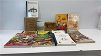 Cooking lot: (11) cookbooks, pampered chef egg