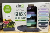 Ello Glass Meal Prep 3.4cups, 10ct