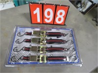 CAMSO 4PC 1X15FT RATCHET TIE DOWN SET NEW