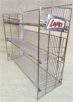 LANCE CRACKERS WIRE STORE DISPLAY COUNTER RACK 20"