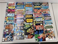 Approx. 35 Marvel comic books incl. Hulk, etc.
