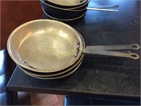 3 Frying Pans - 10"