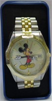 Disney Mikey Mouse Day/Date 30M Wrist Watch