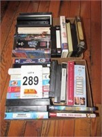 1 Box of VHS Tapes