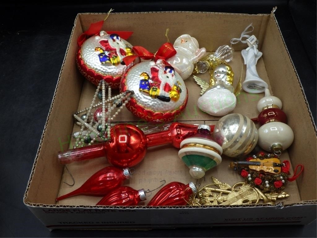 Ornaments Vtg-Now Mercury, Germany, Italy & More