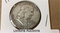 1961 silver coin half dollar