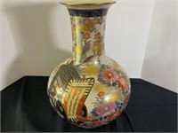 Japanese Handpainted Vase Porcelain Satsuma Style