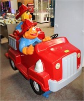 Bert & Ernie Firetruck Kiddie Ride, Coin Operated