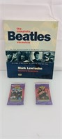 Vintage Beatles book and trading cards