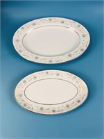 Set of 2 Platters - English Garden Fine China
