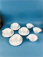 Set of 9 Corelle Cups and Saucers