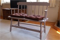 Mauve Country Wooden Bench