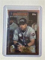 2001 Topps America United We Stand #358 M. Piazza!