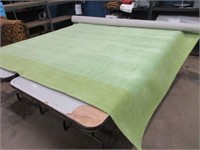 8'x10' Wool Hand-Tufted area rug green