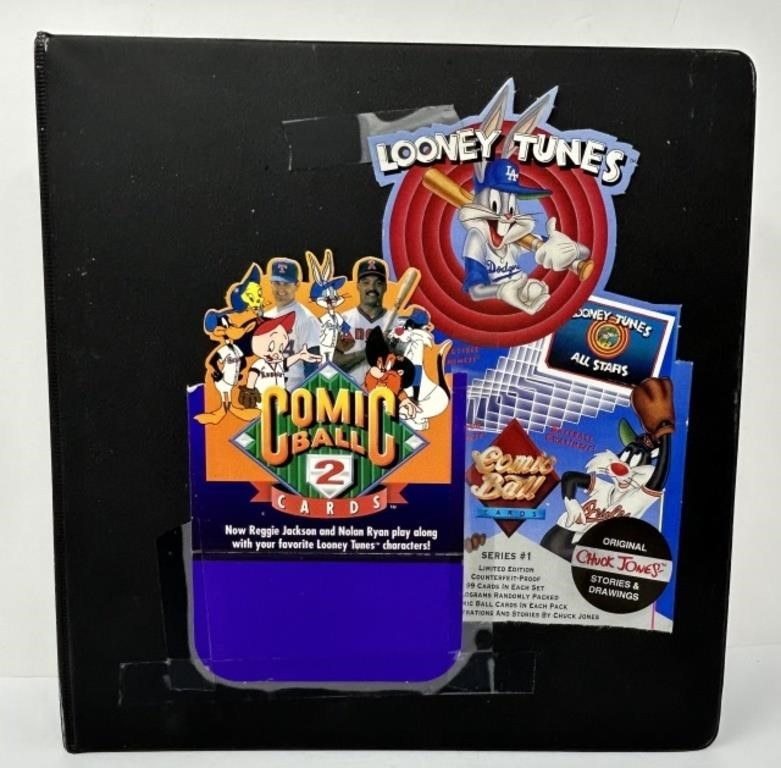 Assortment of Looney Tunes Baseball Theme Cards