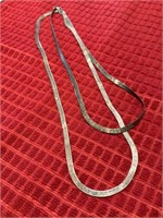 2 sterling Italy necklaces