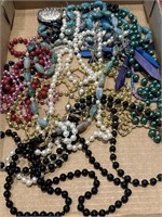 Box of costume jewelry