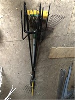 GARDEN RAKES & MISC. ITEMS