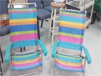 Choice x 2 beach chairs